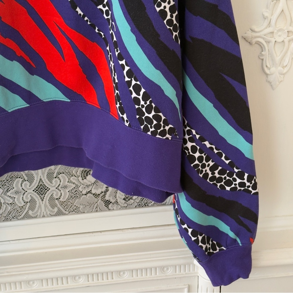 Nike  Airloom Retro Court Purple Print 
Matching Sweatshirt & Sweatpants Set - Picture 4 of 13